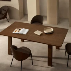 Stół Rozkładany Arlen 200-250 Cm Orzech Kave Home