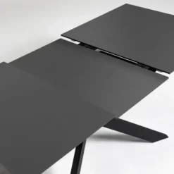 Stół Rozkładany Atminda 160-210 Cm Szklany Blat Kave Home