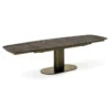 Stół Rozkładany Cameo 200-300 Cm Brązowy Ceramiczny Calligaris