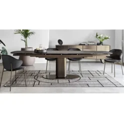 Stół Rozkładany Cameo 200-300 Cm Brązowy Ceramiczny Calligaris