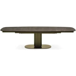Stół Rozkładany Cameo 200-300 Cm Brązowy Ceramiczny Calligaris