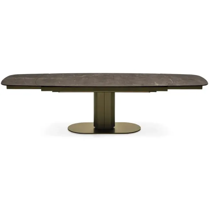 Stół Rozkładany Cameo 200-300 Cm Brązowy Ceramiczny Calligaris