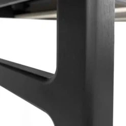 Stół Rozkładany Curved Czarny Woodman
