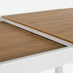 Stół Rozkładany Do Ogrodu Elias 200-300 Cm Biały Bizzotto