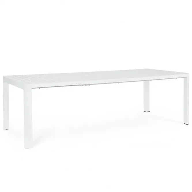Stół Rozkładany Do Ogrodu Kiplin 180-240 Cm Biały Bizzotto