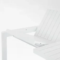 Stół Rozkładany Do Ogrodu Kiplin 180-240 Cm Biały Bizzotto