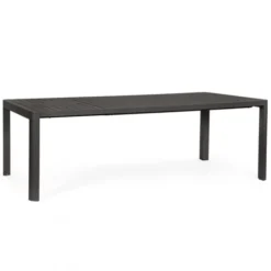Stół Rozkładany Do Ogrodu Kiplin 180-240 Cm Antracytowy Bizzotto