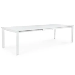 Stół Rozkładany Do Ogrodu Konnor 200X300 Cm Biały Bizzotto