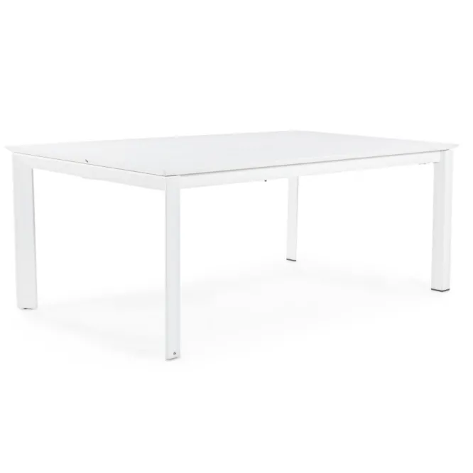 Stół Rozkładany Do Ogrodu Konnor 200X300 Cm Biały Bizzotto