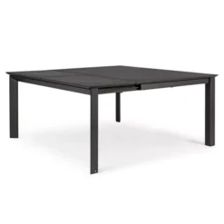 Stół Rozkładany Do Ogrodu Konnor 110-160 Cm Antracytowy Bizzotto