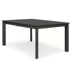 Stół Rozkładany Do Ogrodu Konnor 110-160 Cm Antracytowy Bizzotto