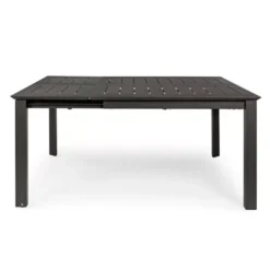 Stół Rozkładany Do Ogrodu Konnor 110-160 Cm Antracytowy Bizzotto