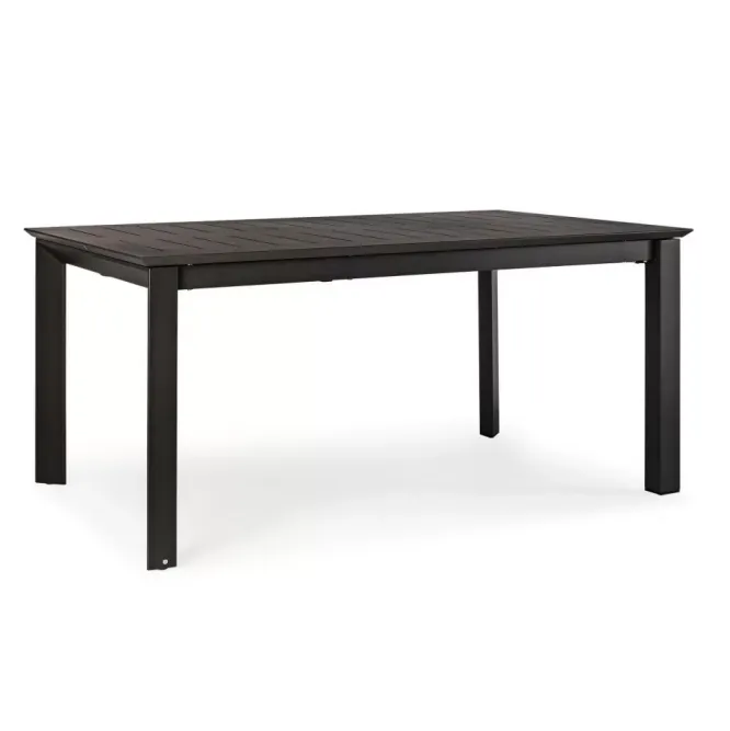 Stół Rozkładany Do Ogrodu Konnor 160X240 Cm Antracytowy Bizzotto