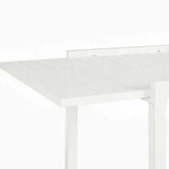 Stół Rozkładany Do Ogrodu Pelagius 135-270 Cm Biały Bizzotto