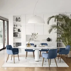 Stół Rozkładany Elson 150-200 Cm Ceramiczny Biały Calligaris