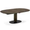 Stół Rozkładany Elson 150-200 Cm Ceramiczny Brązowy Calligaris