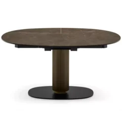 Stół Rozkładany Elson 150-200 Cm Ceramiczny Brązowy Calligaris
