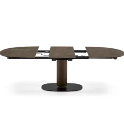 Stół Rozkładany Elson 150-200 Cm Ceramiczny Brązowy Calligaris