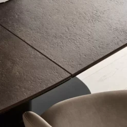 Stół Rozkładany Elson 150-200 Cm Ceramiczny Brązowy Calligaris