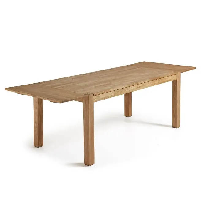 Stół Rozkładany Indra Dąb Woskowany 180(260)X90 Cm Kave Home