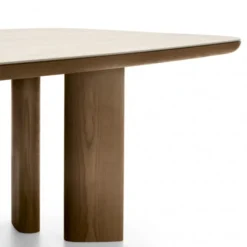 Stół Rozkładany Sandy 200-296 Cm White Travertino - Canaletto Walnut Calligaris