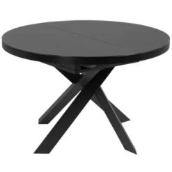 Stół Rozkładany Vashti 120-160 Cm Szklany Blat Kave Home