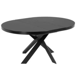 Stół Rozkładany Vashti 120-160 Cm Szklany Blat Kave Home