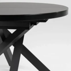 Stół Rozkładany Vashti 120-160 Cm Szklany Blat Kave Home