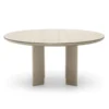Stół Sandy 140 Cm White Travertino - Matt Pearl Beige Calligaris
