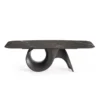 Stół Seashell 250 Cm Czarny Ceramiczny Calligaris