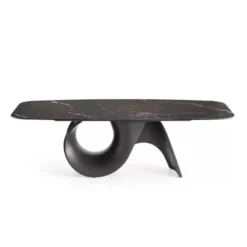 Stół Seashell 250 Cm Czarny Ceramiczny Calligaris