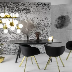 Stół Slab 200 Cm Czarny Tom Dixon