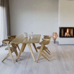Stół Slab 200 Cm Naturalny Dębowy Tom Dixon