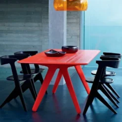Stół Slab 200 Cm Naturalny Dębowy Tom Dixon