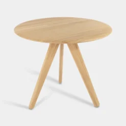 Stół Slab 90 Cm Naturalny Dębowy Tom Dixon
