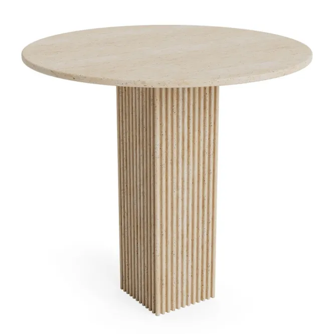 Stół Soho 80 Cm Trawertyn Norr 11