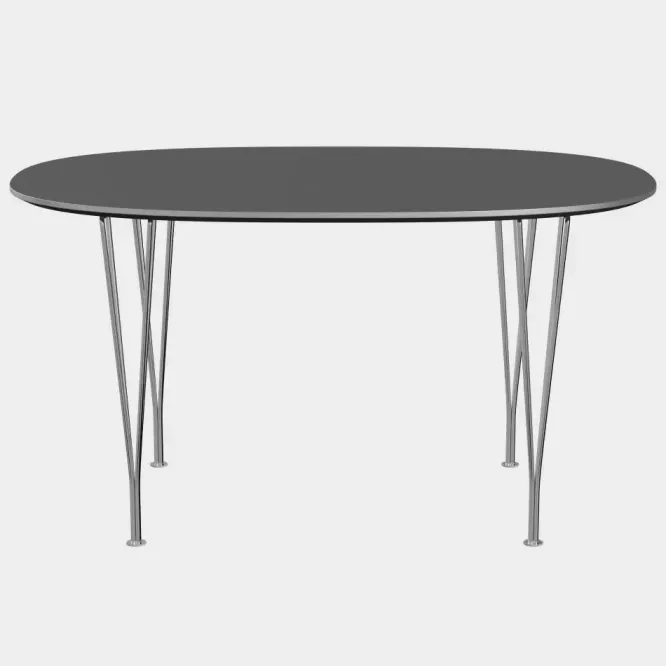 Stół Superellipse 135 Cm Laminat Special Szary Fritz Hansen