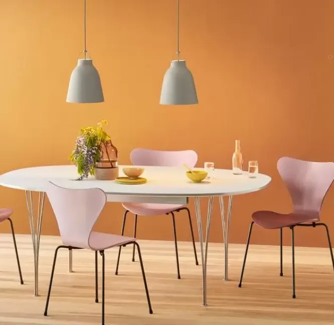 Stół Superellipse 135 Cm Laminat Special Szary Fritz Hansen