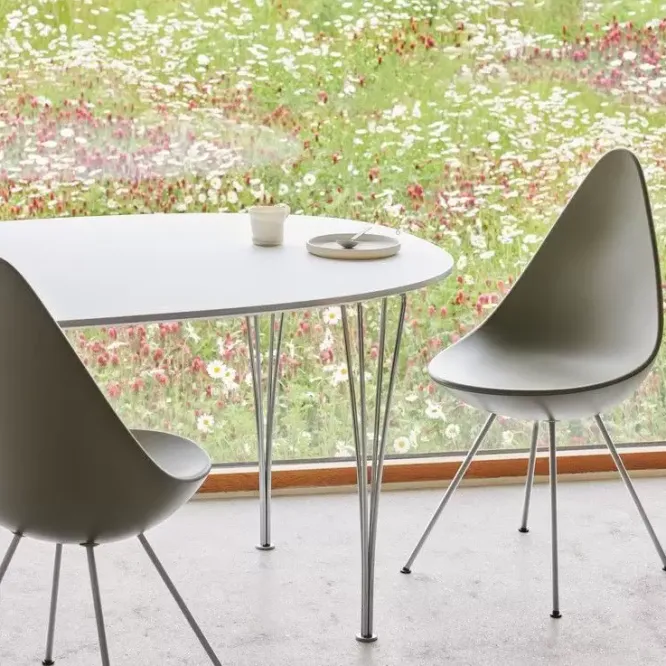 Stół Superellipse 135 Cm Laminat Special Szary Fritz Hansen