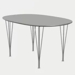 Stół Superellipse 135 Cm Laminat Special Szary Efeso Fritz Hansen