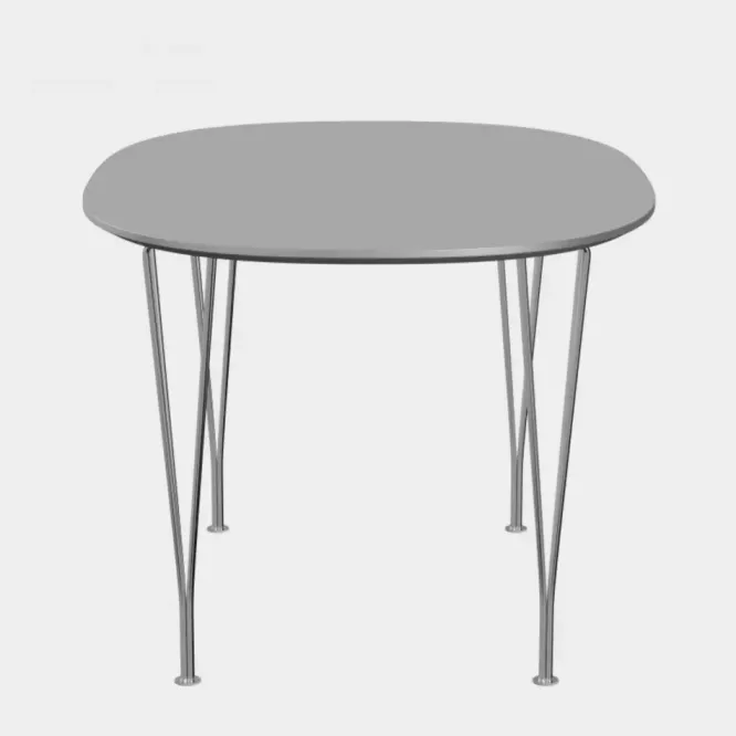 Stół Superellipse 135 Cm Laminat Special Szary Efeso Fritz Hansen