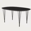 Stół Superellipse 150 Cm Laminat Standard Czarny Fritz Hansen