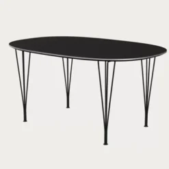 Stół Superellipse 150 Cm Laminat Standard Czarny Fritz Hansen