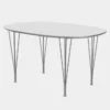 Stół Superellipse 135 Cm Laminat Standard Biały Fritz Hansen