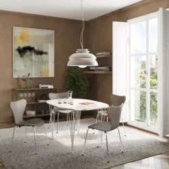 Stół Superellipse 135 Cm Laminat Standard Biały Fritz Hansen