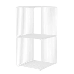 System Modułowy Panton Wire 2 Moduły 34,8 × 34,8 × 34,8 Cm Biały Montana