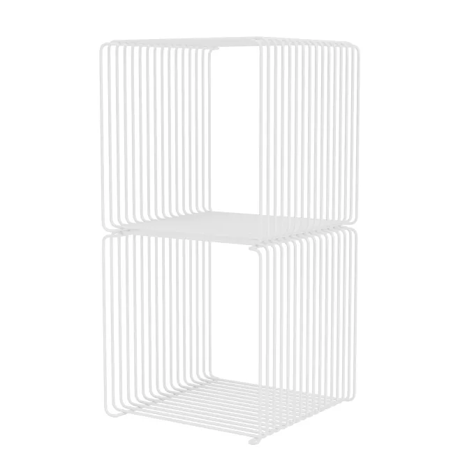 System Modułowy Panton Wire 2 Moduły 34,8 × 34,8 × 34,8 Cm Biały Montana
