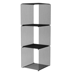 System Modułowy Panton Wire 3 Moduły 34,8 × 34,8 × 34,8 Cm Czarny Montana