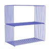 System Modułowy Panton Wire 2 Moduły 70 × 34,8 × 34,8 Cm Niebieski Montana