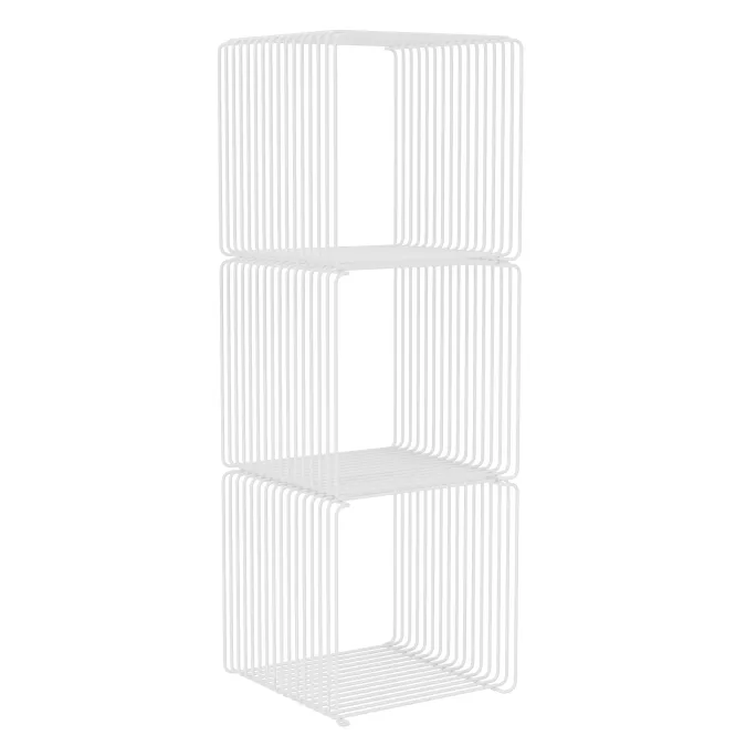 System Modułowy Panton Wire 3 Moduły 34,8 × 34,8 × 34,8 Cm Biały Montana